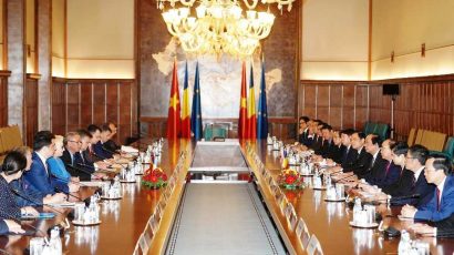 TTSK – Thủ tướng Nguyễn Xuân Phúc hội đàm với Thủ tướng Romania